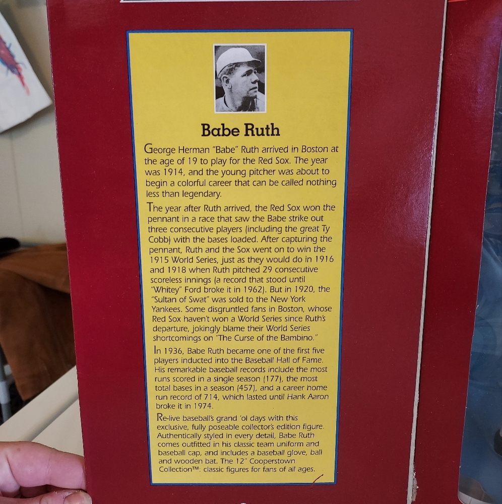 Offical Unopened Babe Ruth Coppertown Collection Starting Line Piece - Picture 5 of 14